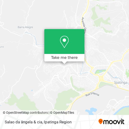Salao da ângela & cia map