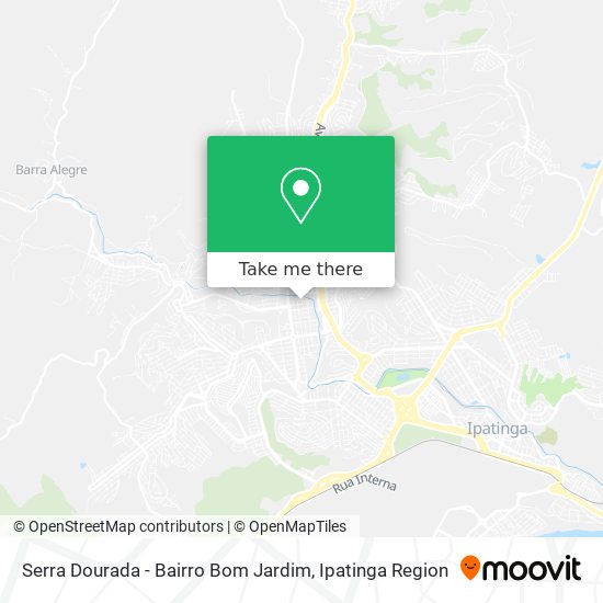 Serra Dourada - Bairro Bom Jardim map
