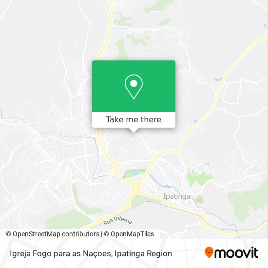 Mapa Igreja Fogo para as Naçoes