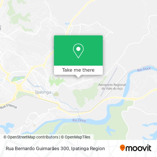 Mapa Rua Bernardo Guimarães 300