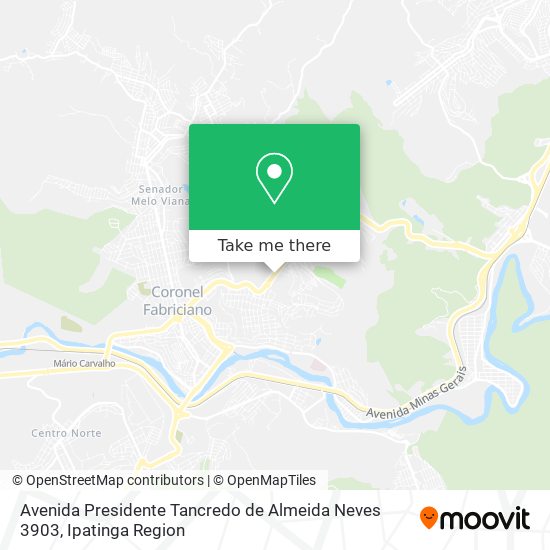 Avenida Presidente Tancredo de Almeida Neves 3903 map