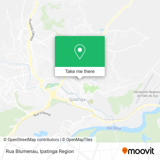 Rua Blumenau map