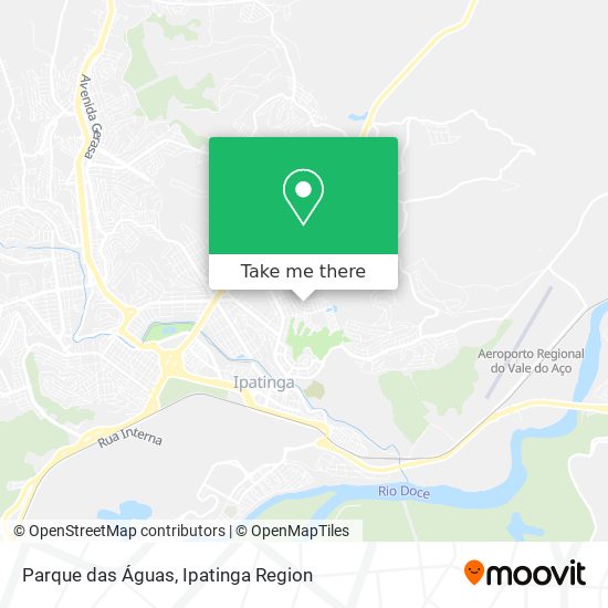 Mapa Parque das Águas