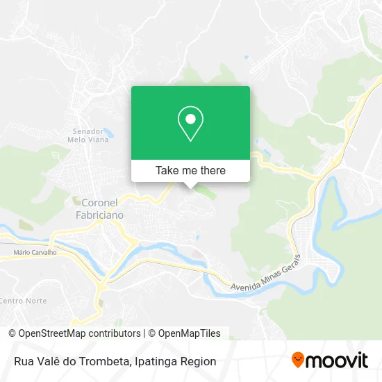 Rua Valê do Trombeta map
