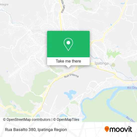 Rua Basalto 380 map