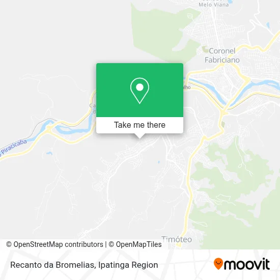 Recanto da Bromelias map