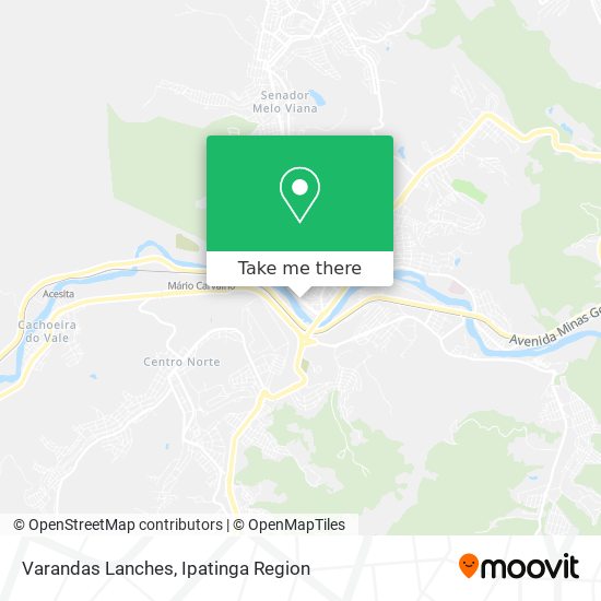 Varandas Lanches map