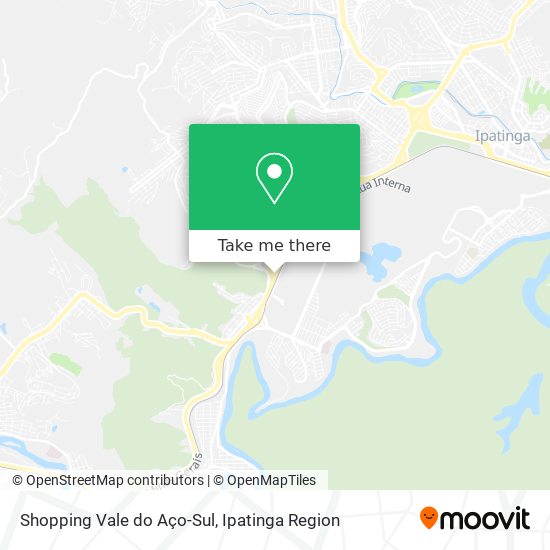 Shopping Vale do Aço-Sul map