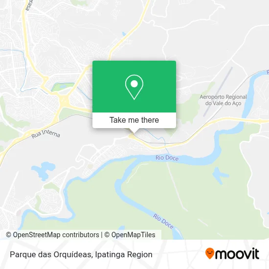 Parque das Orquídeas map