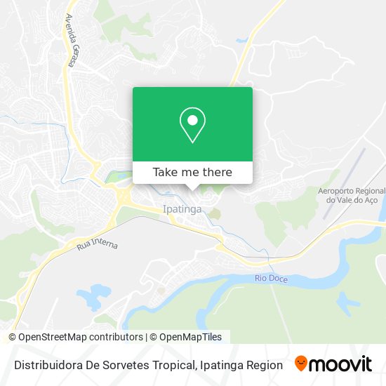 Distribuidora De Sorvetes Tropical map