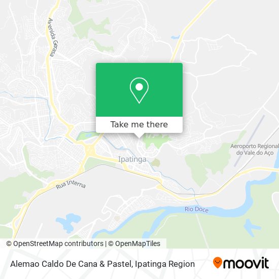 Alemao Caldo De Cana & Pastel map