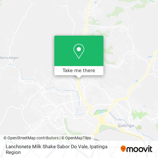 Lanchonete Milk Shake Sabor Do Vale map