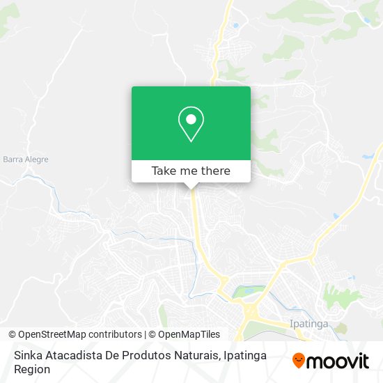 Sinka Atacadista De Produtos Naturais map