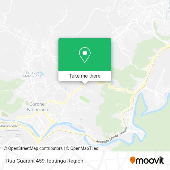 Rua Guarani 459 map