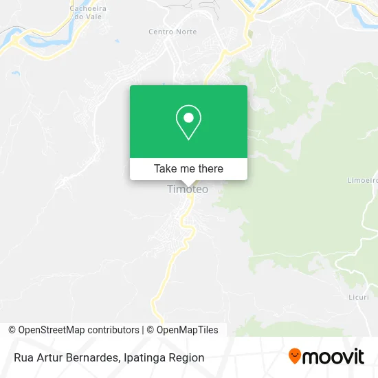 Rua Artur Bernardes map