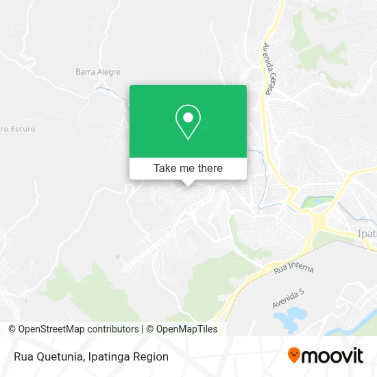 Rua Quetunia map