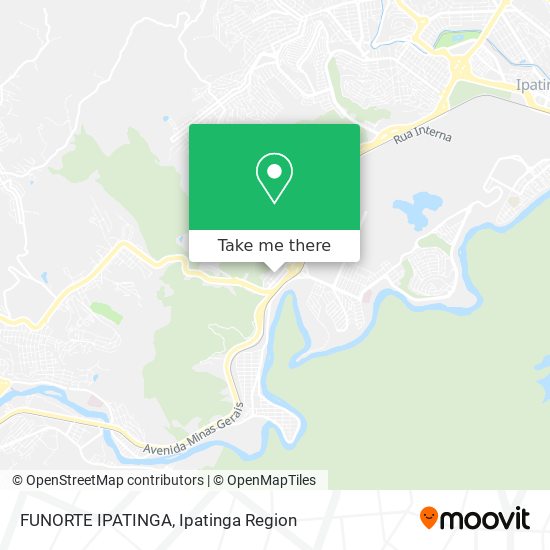 Mapa FUNORTE IPATINGA