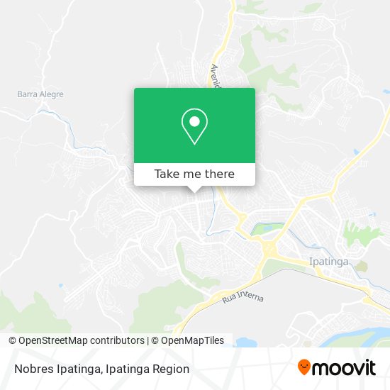 Nobres Ipatinga map