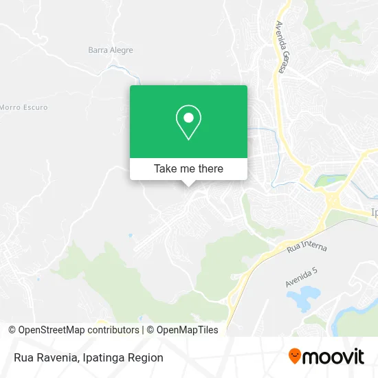 Rua Ravenia map