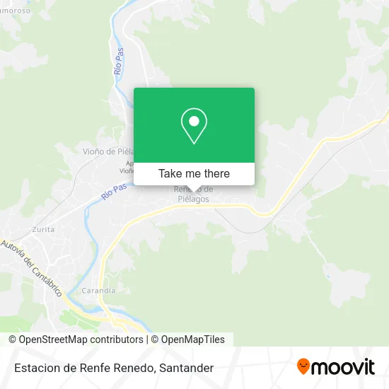 Estacion de Renfe Renedo map