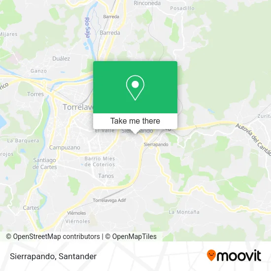 Sierrapando map