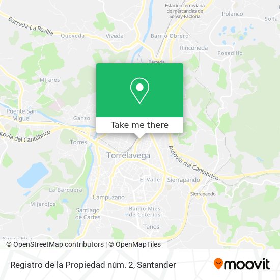 Registro de la Propiedad núm. 2 map