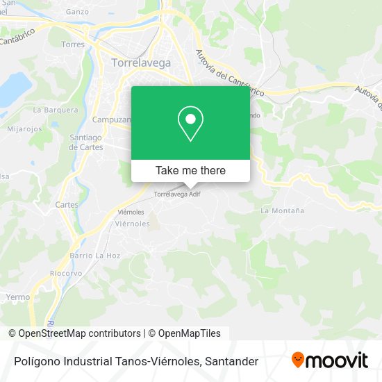 Polígono Industrial Tanos-Viérnoles map