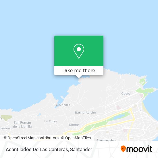 Acantilados De Las Canteras map