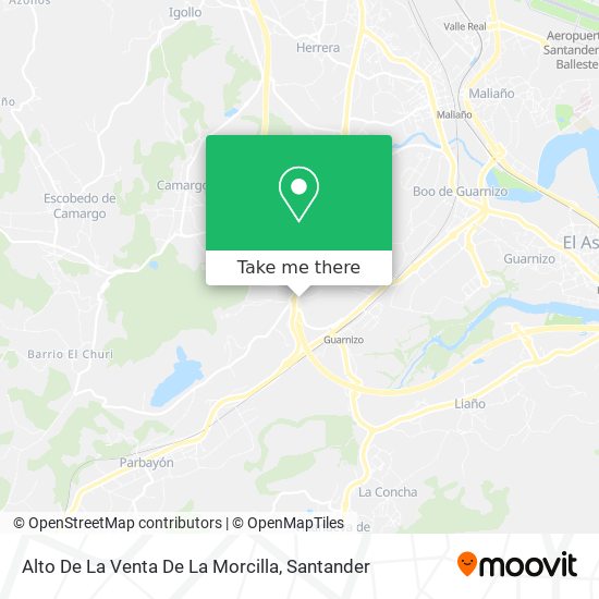 Alto De La Venta De La Morcilla map