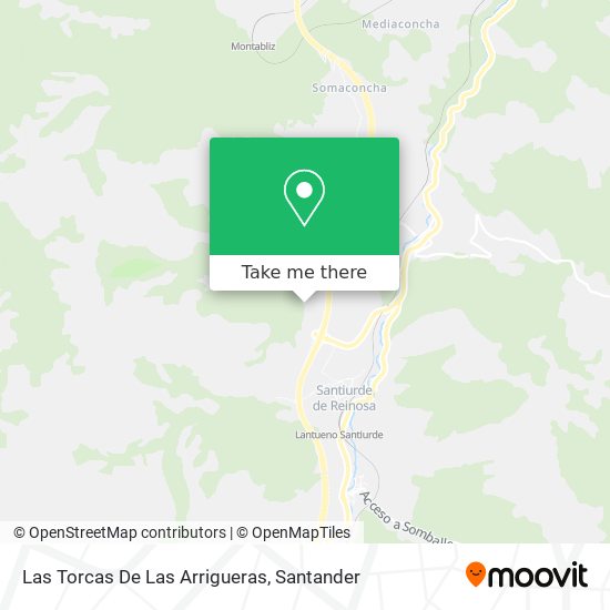 Las Torcas De Las Arrigueras map