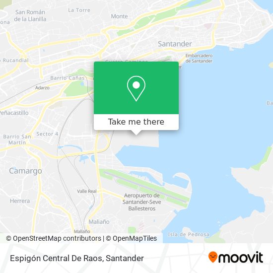 Espigón Central De Raos map