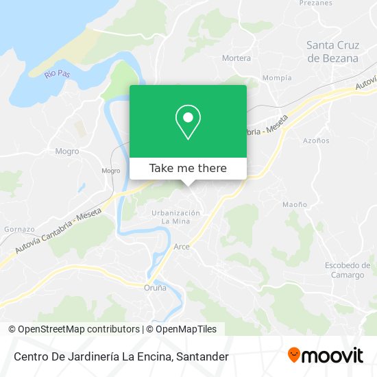Centro De Jardinería La Encina map