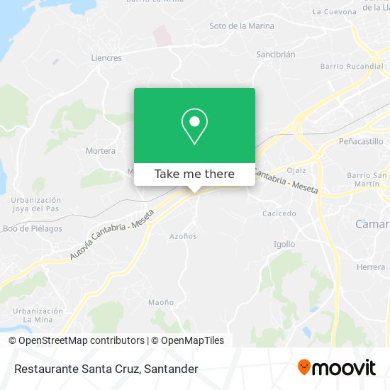 Restaurante Santa Cruz map