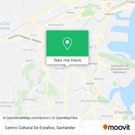 Centro Cultural De Estaños map