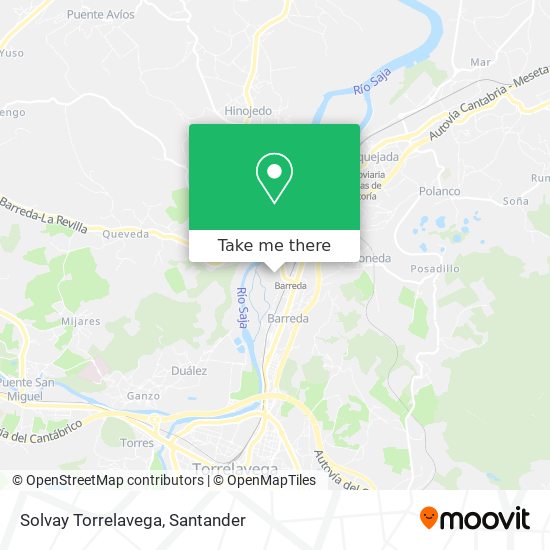 Solvay Torrelavega map