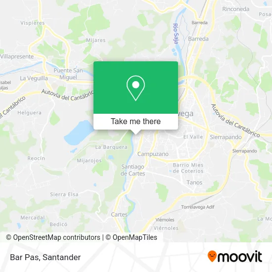 Bar Pas map