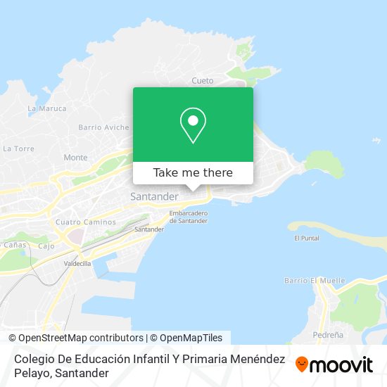 Colegio De Educación Infantil Y Primaria Menéndez Pelayo map