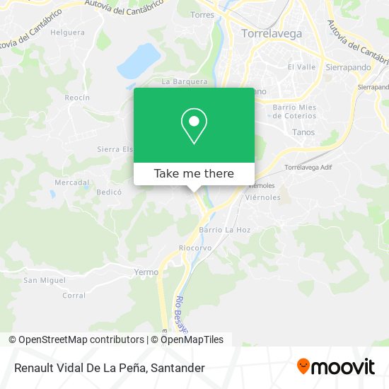 Renault Vidal De La Peña map