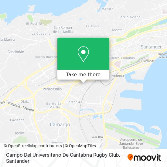 Campo Del Universitario De Cantabria Rugby Club map