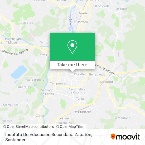 Instituto De Educación Secundaria Zapatón map