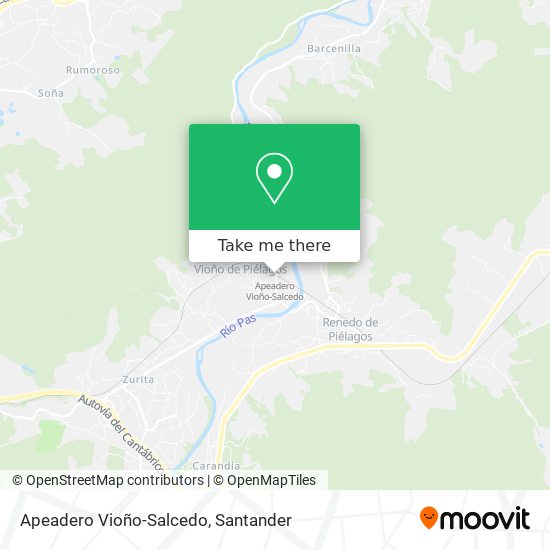 Apeadero Vioño-Salcedo map