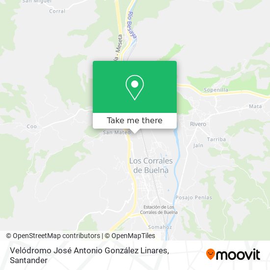 Velódromo José Antonio González Linares map
