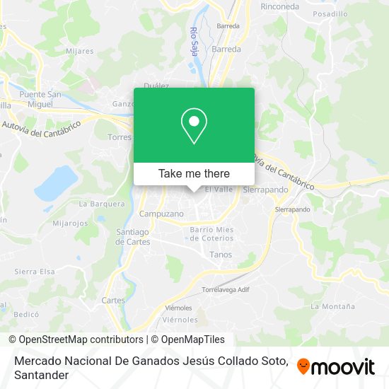 Mercado Nacional De Ganados Jesús Collado Soto map