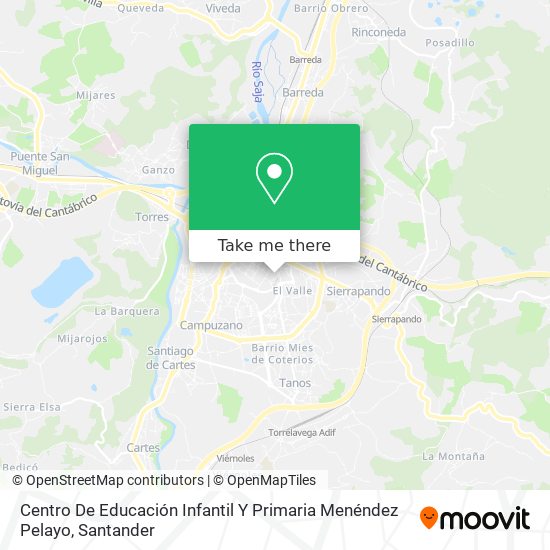 Centro De Educación Infantil Y Primaria Menéndez Pelayo map