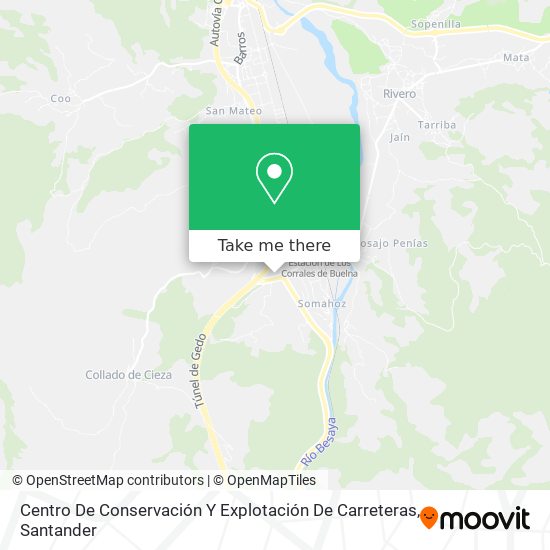 Centro De Conservación Y Explotación De Carreteras map