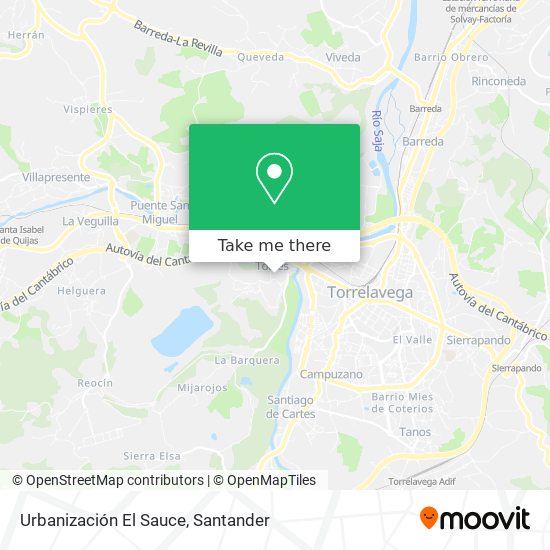Urbanización El Sauce map