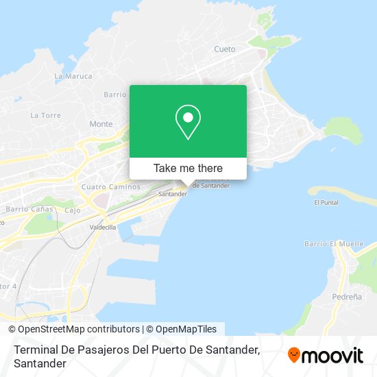 mapa Terminal De Pasajeros Del Puerto De Santander