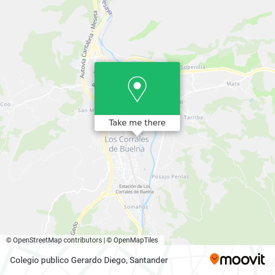 Colegio publico Gerardo Diego map