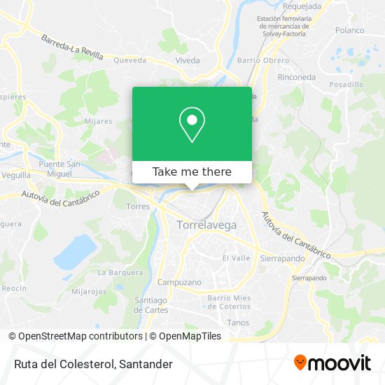 Ruta del Colesterol map