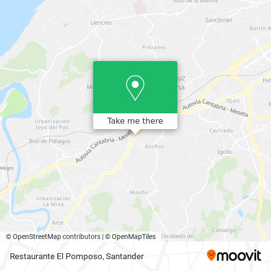 Restaurante El Pomposo map